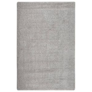vidaXL Шаги килим, светлосив, 200x290 см, противоплъзгащ