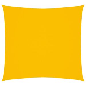 vidaXL Платно-сенник, Оксфорд текстил, квадратно, 2x2 м, жълто
