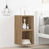 vidaXL Стенен шкаф с рафт 2 pcs Дъб 37 x 37 x 37 см Инженерно дърво
