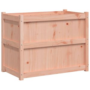vidaXL Градински сандък, 90x50x70 см, дугласко дърво масив