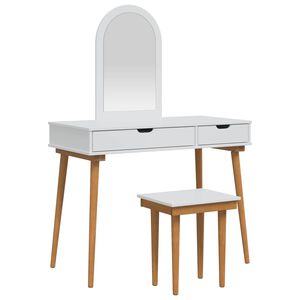 vidaXL Комплект тоалетно шкафче FAUSKE 3 бр. Бяло 100 x 50 x 143 см