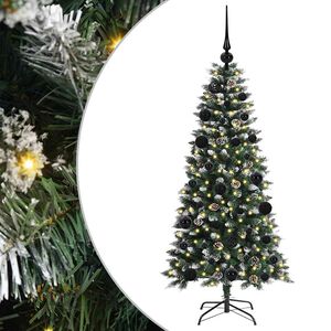 vidaXL С изкуствено коледно дърво Зелено 120 cm