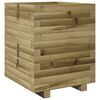 vidaXL Градинска кашпа 40x40x49,5 см импрегниран бор
