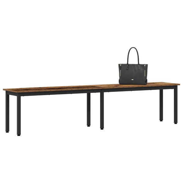 vidaXL Пейка Старо дърво 200 x 35 x 45 см Инженерно дърво