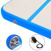 vidaXL Надуваем дюшек за гимнастика с помпа, 400x100x20 см, PVC, син