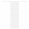 vidaXL Преплъзваща се врата ORKDAL Бяло 73,5 x 211 см
