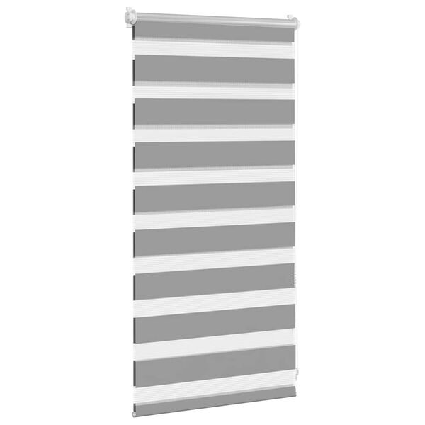 vidaXL Щора "Зебра" 40 х 100 см, сива