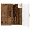 vidaXL Кабинет за дартборд HAARLEM Старо дърво 52,5 x 10,5 x 53,5 см