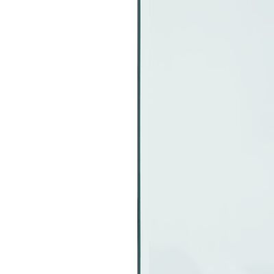 vidaXL Стъклена подложка за камина, правоъгълна, 120x50 см