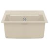 vidaXL Мивка Бежово 620 x 500 мм 80% Кварц и 20% Смола