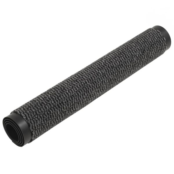 vidaXL Правоъгълни изтривалки 2 бр усукани влакна 120х180 см антрацит