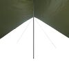 vidaXL Брезент за къмпинг маслиненозелен 438x376x212 см водоустойчив