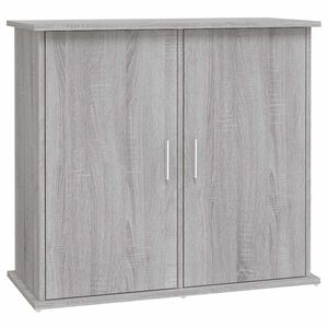 vidaXL Поставка за аквариум, сив сонома, 81x36x73 см, инженерно дърво