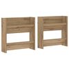 vidaXL Шкаф за обувки 2 бр. 60 x 18 x 60 см Инженерна дървесина Дъб