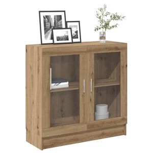 vidaXL Библиотека, дъб артизан, 82,5x30,5x80 см, инженерно дърво