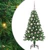 vidaXL Коледно дърво с LED светлина 120 см 150 LED светодиода