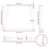 vidaXL Крака за трапезна маса, V-образни, 2 бр., черни, 70 x (72-73,3) см, стомана