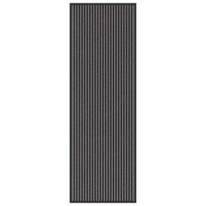 vidaXL Мат за врата Черно 60 x 180 cm Полипропилен