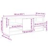 vidaXL ТВ шкаф Старо дърво 102 x 35 x 36,5 см Инженерно дърво