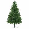 vidaXL Изкуствено коледно дърво, реалистични иглички, 210 см, зелено