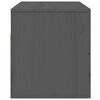 vidaXL Нощни шкафчета за стенен монтаж, 2 бр, сив 50x36x40 см