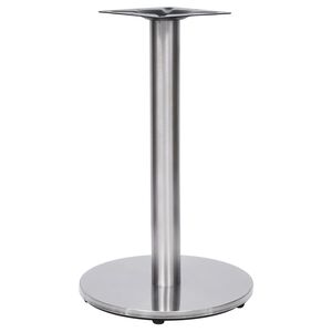 vidaXL Крак за бистро маса, сребрист, &Oslash;45x72 см, неръждаема стомана