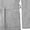 vidaXL Халат за баня KINN Сив XL Памук