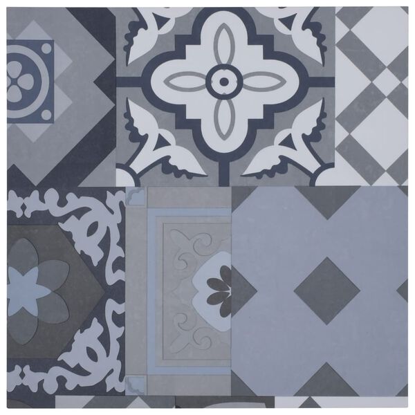 vidaXL Самозалепващи подови дъски 20 бр PVC 1,86 м² цветни щампи