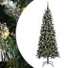 vidaXL С изкуствено коледно дърво с 300 LED светодиода Зелен 180 cm