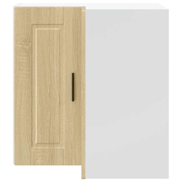 vidaXL Кухненски стенен ъглов шкаф Porto, дъб сонома, инженерно дърво