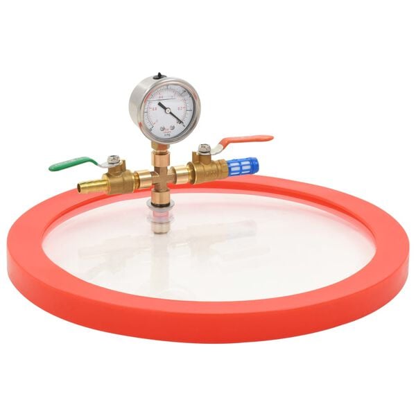 vidaXL Вакуумна камера, неръждаема стомана, 22,7 л