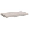 vidaXL Калъф за пейка, 1 част VUGHT 100% полиестер Бяло 60 x 50 x 5 см