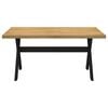 vidaXL Трапезна маса NOAIN с X-образни крака 160x90x75 cm
