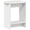 vidaXL Странична маса Бял гланц 50 x 39,5 x 55 см Инженерна дървесина