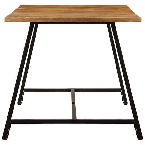 vidaXL Трапезна маса, 160x80x75 см, масивна мангова дървесина