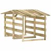 vidaXL Перголи с покриви 2 бр 100x90x100 см импрегнирано борово дърво
