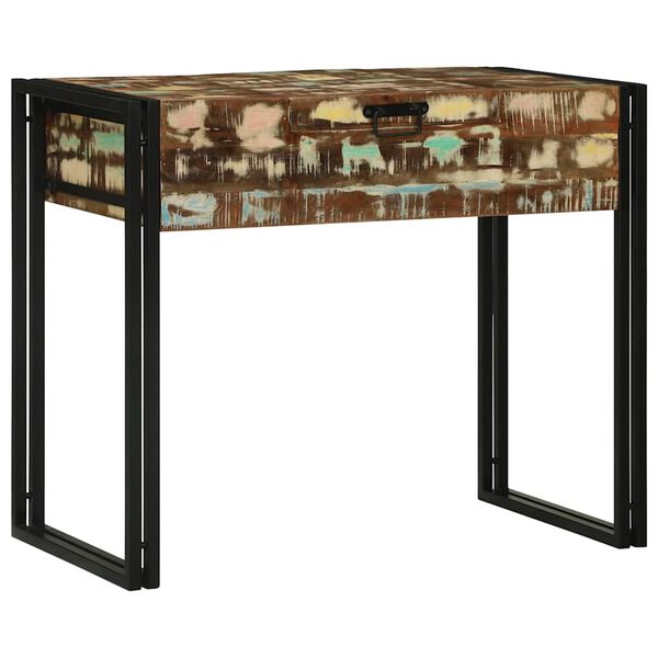 vidaXL Маси за тоалет Многоцветен Масивна регенерирана дървесина