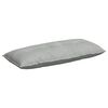 vidaXL Възглавница за гръб Светлосиво 120 x 50 cm Кордюрова тъкан