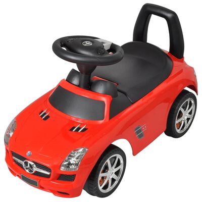 vidaXL Детска кола с крачно задвижване, червена