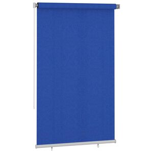 vidaXL Външна ролетна щора, 145(Ш)x230(В) см, синя, HDPE