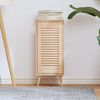 vidaXL Врата на шкафа с извит дизайн 61,5x29,5cm масивна дървесина бор