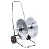 vidaXL Макара за маркуч тип количка за 80 м 3/4" маркуч стомана