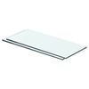 vidaXL Рафтове, 2 бр, панели прозрачно стъкло, 40x12 см
