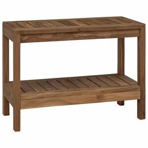 vidaXL Таблица за баня отстрани Натурално 60 x 30 x 45 cm