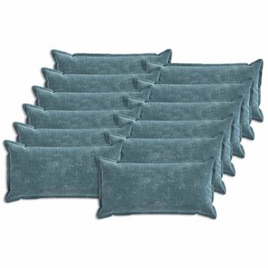 vidaXL Калъфка за възглавница 12 pcs HOUTEN Синьо 40 x 80 cm