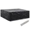 vidaXL Покривало за градински мебели 8 капси 250x210x90 см