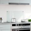 vidaXL Кухненски гръб, прозрачен, 70х40 см, закалено стъкло