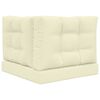 vidaXL Възглавница за диван на открито 3 pcs Крем Полиестер