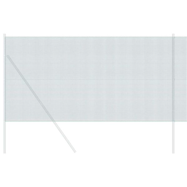 vidaXL Заварена мрежа ограда Зелен 1 x 50 m Стомана