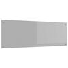 vidaXL Кухненски заден панел Светлосиво 120 x 40 x 0,6 см
